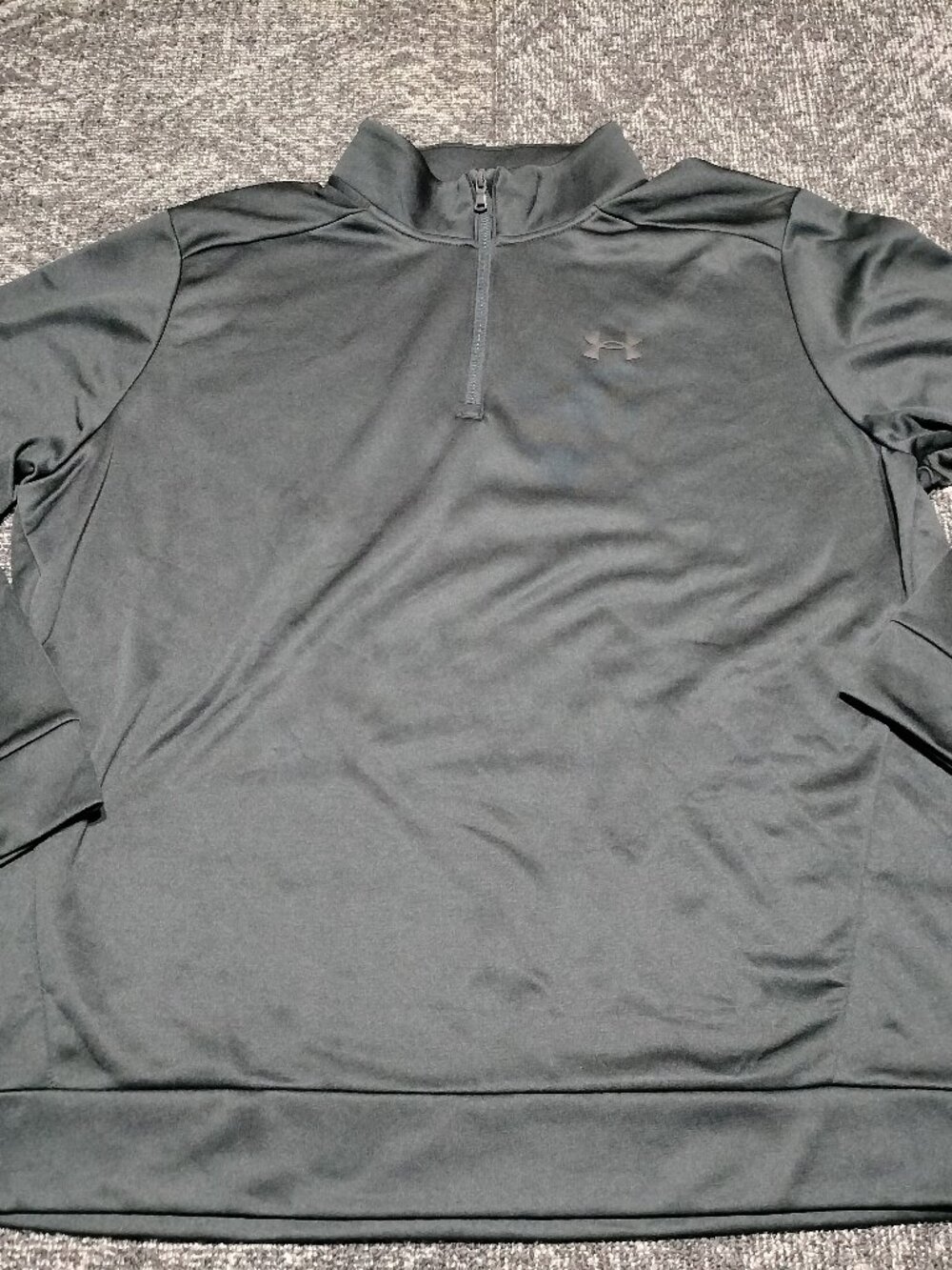 Under Armour Men's UA Storm Fleece Quarter Zip Sweatshirt Black 2X XXL Loose Fit